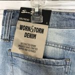 Seven7 💛 Worn & Torn Girlfriend Jeans Light Wash 6 Photo 5