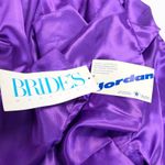 Vintage 80s Prom Dress Satin Womens 7/8‎ Royal Purple Glam Sweetheart Whimsigoth Size undefined Photo 14