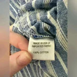 Drew  Anthropologie Striped Jogger Sleeveless Jumpsuit Size S Blue/White Photo 4