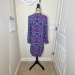 Matilda Jane NTM: Thoughts & Dreams High Low Floral Blueish Purple Dress Sz L Photo 11