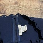 J. Crew | Classic Women's Navy Blue Laser Sheath Dress Sz 00 Preppy Minimalist Photo 3