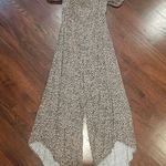 Francesca's Collections Black and White Patterned Jumpsuit Brown Size M Photo 0