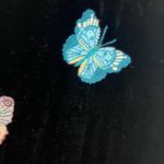 Johnny Was Size XS Luciana Velvet Silk-Blend Wide Leg Butterfly Pant NWT $365 Photo 4