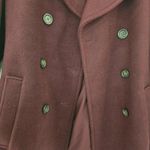 Old Navy  Burgundy Peacoat size medium EUC Photo 7