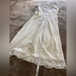 MUNSINGWEAR True Vintage Ivory Sheer Lace Slip Dress Women’s Sz 32S (small) EUC White Photo 7