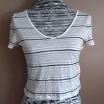 Forever 21  white striped crop top Photo 0