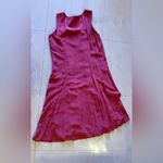 J. Jill Maroon 100% Silk Tank Top Dress with‎ Pockets Scoop Neck Size L Red Size L Photo 14