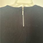 Adrienne Vittadini black short sleeve dress with zipper details size small Photo 5