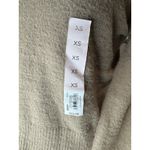 SO  Juniors Hoodie XS Beige Eyelash Plush Yard Loungewear Crop Khaki Womens NWT Photo 2