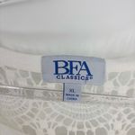 Crochet Lace Tunic Top Size XL White Photo 6