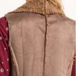 Hem & Thread  Faux Suede/Sherpa Open Front Vest Photo 10