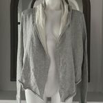 NUX Hoodie Long Sleeve Cardigan Sweatshirt, Size Small New w/Tag Gray Photo 0