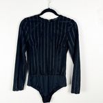 HOUSE OF HARLOW 1960 x REVOLVE Black Long Sleeves Hidden Back Zipper Bodysuit Photo 0