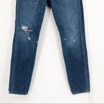 Boyish  by HER Billy High Rise Skinny Button Fly Raw Hem Distressed Jeans 24 Photo 2