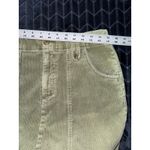 Y2K Abercrombie Micro Mini Corduroy Skirt Low Rise 90s Skate grunge Green Sz S Photo 4