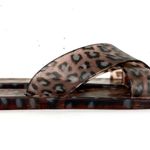 Anthropologie Matisse Womens Villa Jelly Slide Sandals Leopard Brown Slip On 8 Photo 9