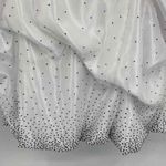 Vintage 80s Retro Glam Jessica McClintock Gunne Sax Dress 9 White Black Green Size undefined Photo 5