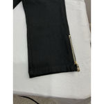 Womans Belle By Kim Gravel Crop Pants 4 P Black Pull On Zipper Accent Pockets Size 4P Photo 5