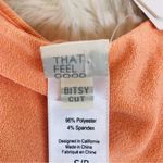 l*space L* Dax Terry Bikini Top Cabana Bitsy Cut Cheeky Bottom Peach Size Small New Photo 6