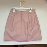 Buddy Love Pink Leather Skirt Photo 1