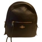 Coach  Pebble Leather Andi Backpack Black F30530 Photo 0