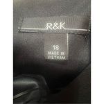 MSK Bell Sleeve Dress Black/White Sz 18 NWT Black Photo 2