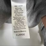 Project Social T Project Social T PST Womens Gray Waffle Knit Long Sleeve Top Relaxed XL Photo 2