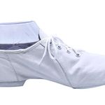 Bloch Split Sole Jazz Dance Shoes Oxford Lace Up White EUR 37.5 W 6.5 Leather Photo 1
