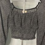 Altar'd State Altar’d State Black Floral Women's Top size small Photo 1