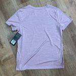 Skechers | NWT GO DRI Heathered Lavender Purple Floral Graphic T-Shrt Photo 2