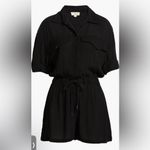 Elan  Cuff Sleeve Cover up Romper, Size Small, $68 Photo 4