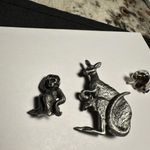 Animals Lot Of 3 Brooch Pin / Tack Lapel Pin Photo 1