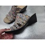 Bernie Mev Kent Wedge Comfort Sandals Confetti Multicolor Shoes Euro 40 Photo 3