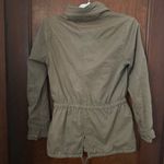 James Perse  Military Green Cotton Twill Parka Size S Photo 3