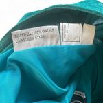 Vintage Teal Suede Leather Pencil Skirt Size undefined Photo 6