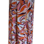 EXPRESS  Abstract Swirl Flowy Maxi Dress with halter Top‎ Sleeveless Size XL Photo 0