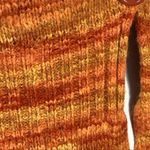 Nine West Orange Space Dye Boho Shawl Collar Cardigan Sweater Medium NWT Photo 7