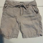 Jones New York  Linen Shorts - Light Tan Photo 0