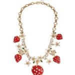 Betsey Johnson  Strawberry Necklace
Red Floral Photo 1