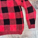 Alya Francesca’s  Buffalo Check Crew Neck Sweater Photo 3