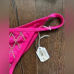 Leg Avenue Domino Diamond Pattern Rhinestone Bikini Set NWT Photo 5