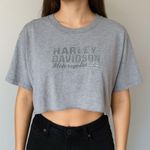 Harley Davidson Harley-Davidson Heather Gray Women's Crop Top Photo 0