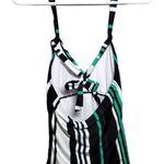 Sonnet Shores Striped Tankini Swimsuit Top Green Black White Multi 6 Photo 2