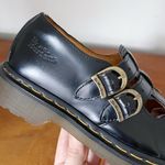 Dr. Martens  • vintage double strap mary janes 8065 leather chunky black England Photo 7
