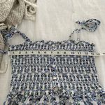 Paloma Women’s Small Blue Pearl Blue Floral Jumpsuit Photo 2