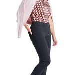 Betabrand  Straight-Leg 7-Pocket Dress Pant Yoga Pants Charcoal Gray Size XSP Photo 0