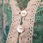 Multiples {M}  Swim Cover Women's White Teal Photo 3