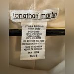 Jonathan Martin y2K  beige floral cowl neck midi dress in a silk blend Size 9 Photo 5