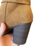 LC Lauren Conrad Sweatpea Cognac Stacked Heat Ankle Bootie Womens Size 7.5 Photo 12