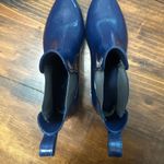 Ralph Lauren Women's Rainboots Navy Blue Short Chelsea Style Size 8 Photo 4